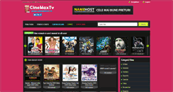 Desktop Screenshot of cinemaxtv.ro