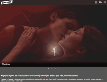 Tablet Screenshot of cinemaxtv.cz